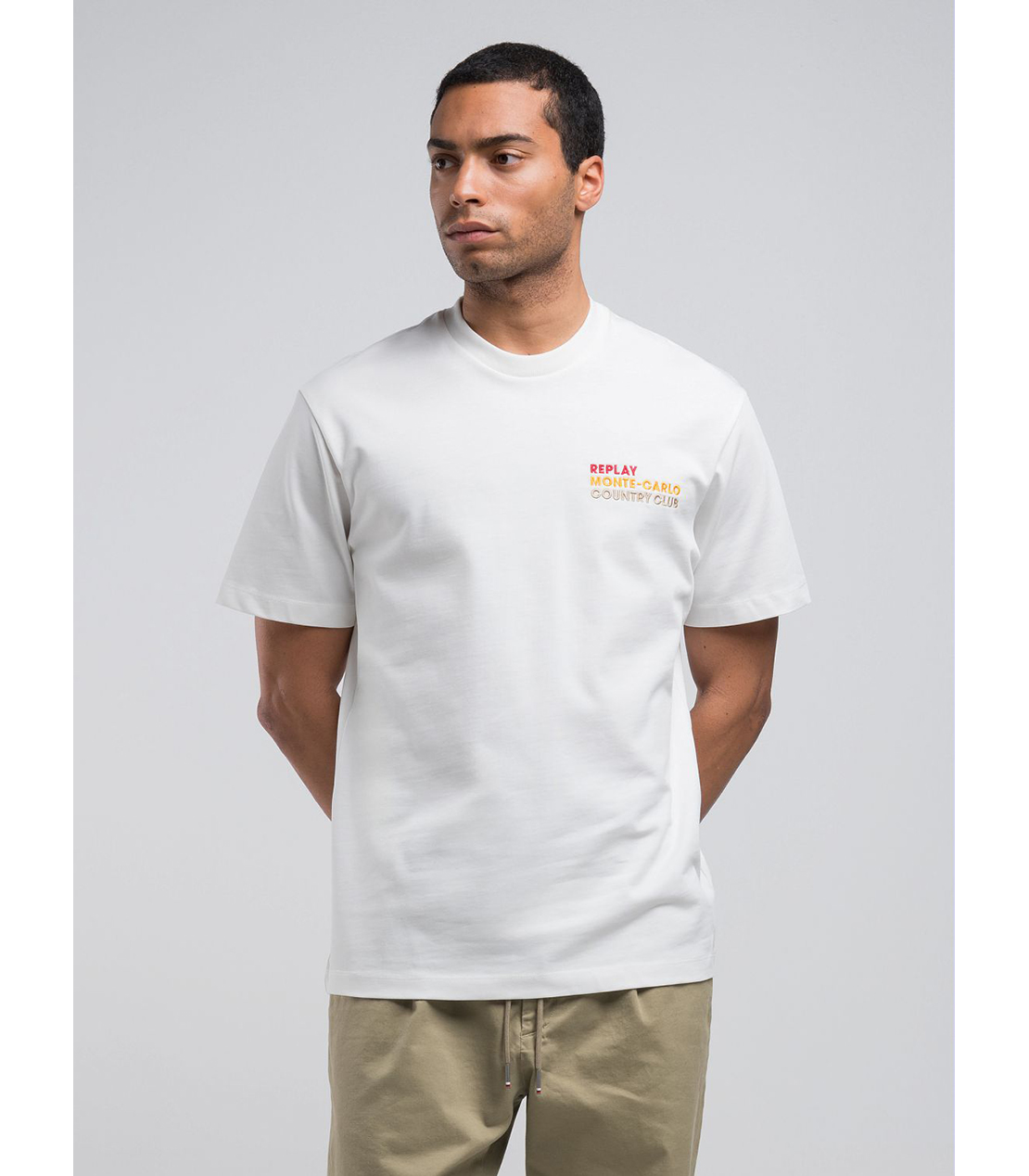 モンテカルロカントリークラブコレクションプリントTシャツ 詳細画像 オフホワイト 2